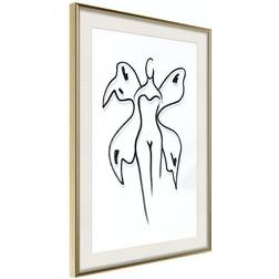 Arkiio Affisch Butterfly Woman [Poster] 40x60 Poster